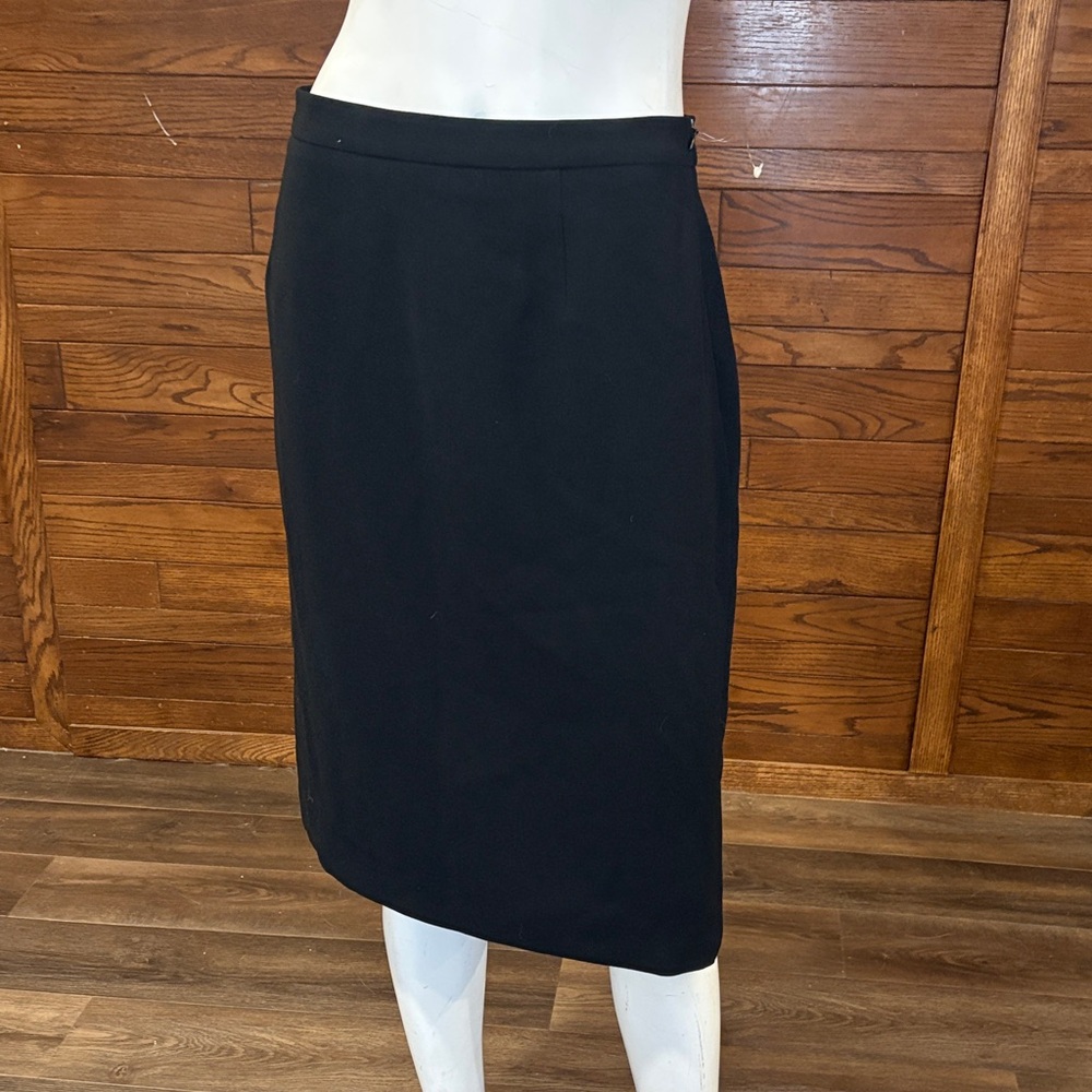Moschino Black High-Waist Pencil Skirt